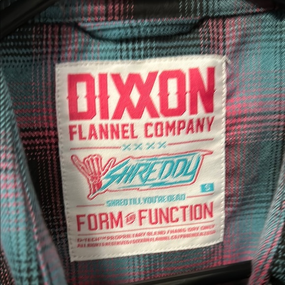 DIXXON shreddy women’s flannel size small - Picture 2 of 2